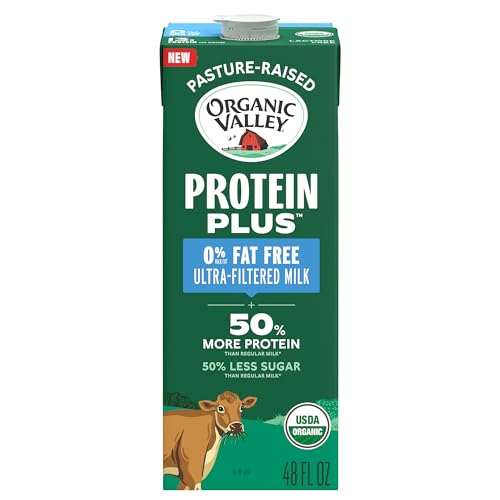 Organic Valley Protein Plus Organic Ultra-Filtered Milk, Fat Free Skim,