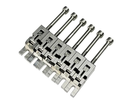 Selle de pont de guitare électrique en acier inoxydable durable pour 7 cordes