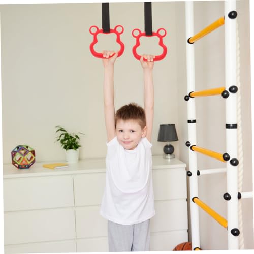 1 par anillas ajustables para gimnasia para ejercicios miniatura 4