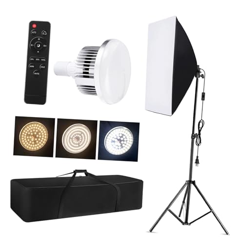 Image of Soft Box Light with Remote and Carry Bag for Portrait Photography