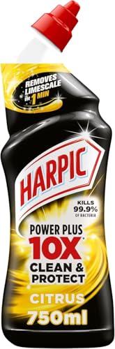 Image of Harpic Power Plus Citrus Fresh Toilet Cleaner Gel | Size: 750ml