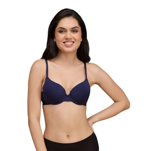NYKD Encircled with Love Everyday Cotton Pushup Bra for Women, Wired, Full Coverage, Lightweight-Adjustable Straps Bra-NYB249