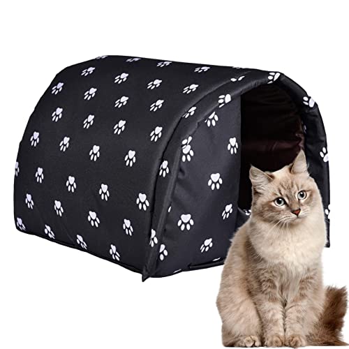 Casa Para Gatos Al Aire Libre, Perreras Para Gatos En El Exterior, Cama Para Gatos Cueva Para Mascotas, Refugio Para Gatos Al Aire Libre, Tienda Impermeable Para Gatos Con Fondo Antideslizante Cover
