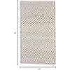Capel Rugs Vivid 24 x 36 Oval Braided Area Rug - Eggshell