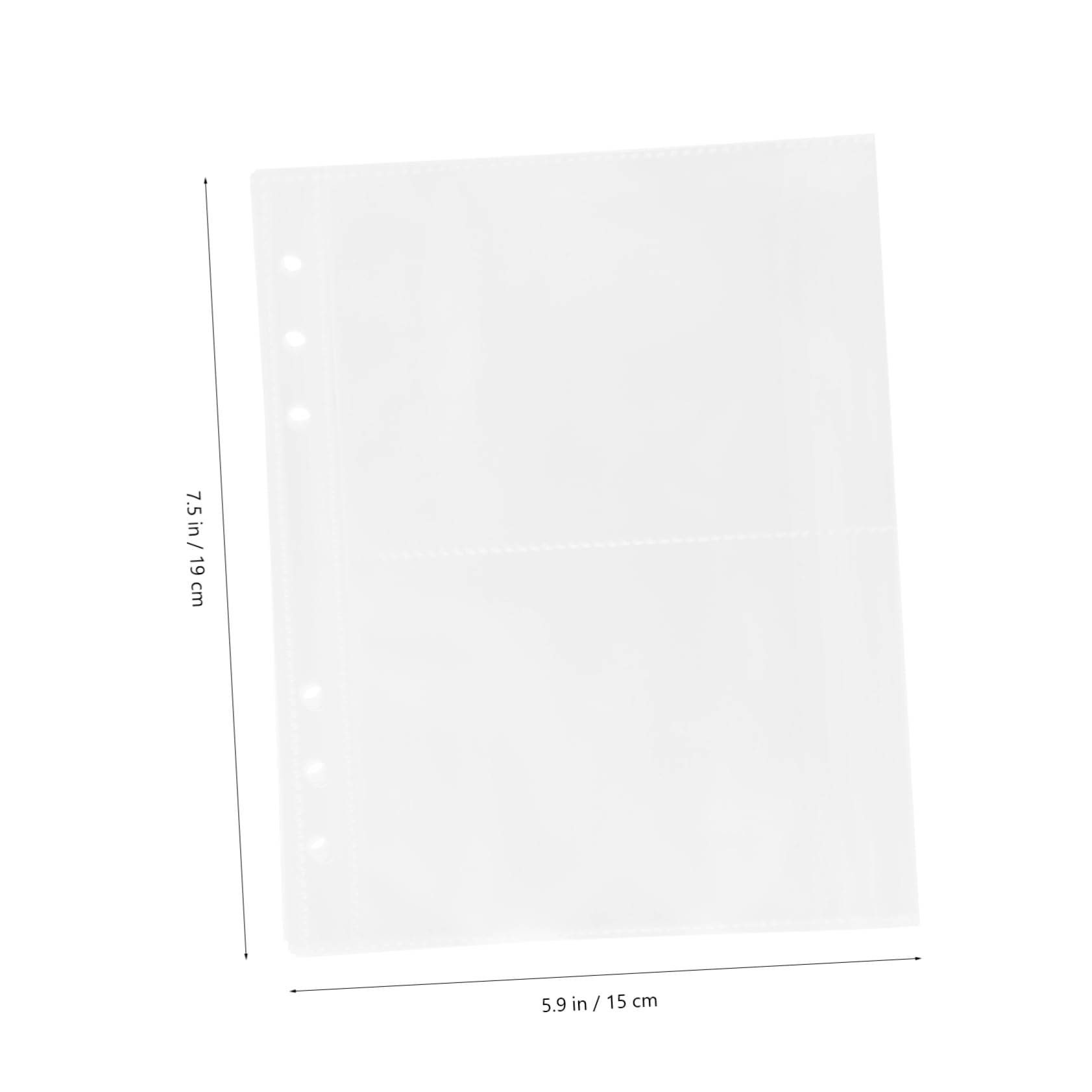 Garneck Refill Page Protector Scrapbook Accessory Scrapbook Photo Album Scrapbook Supplies Scrapbook Refill Pages Protective Sleeves Scrapbook with Page Protectors Binder Pages