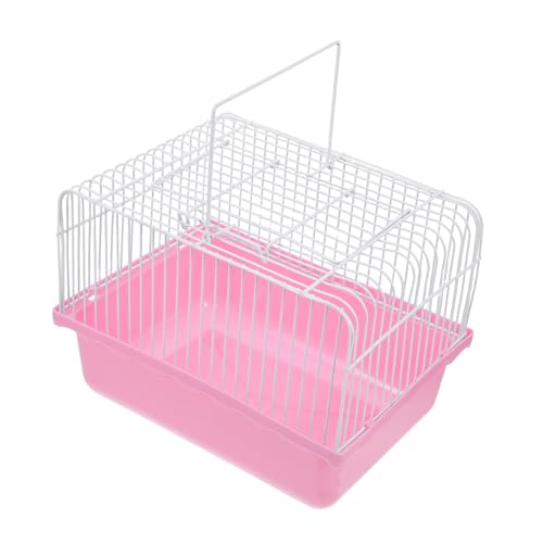 DINHEAROM Tragbarer Vogelkäfig Vogeltransporter Mäusekäfig Reisekäfig Für Vögel Kleiner Meerschweinchenkäfig Nymphensittichkäfig Wellensittichkäfig Hamster Reisekäfig Kleiner