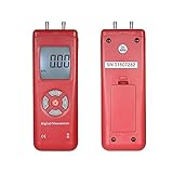  Zitainn Professionelles Manometer, digitales Dual-Port-Manometer, Differenzdruckmessgerät mit 11 Messeinheiten