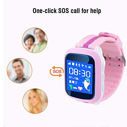 Smart Watch for Kids,Smart Kid Watch Positioning SOS Anti-Lost WIFI GPS Tracking Wristwatch
