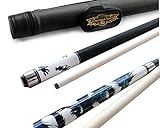 Champion Dragon Pool Cue Stick with Predator Uniloc Joint, Low Deflection Shaft, Black or White...