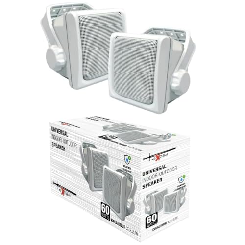 Altavoces universales para exterior e interior ideales para terrazas y música ambiental en barcos