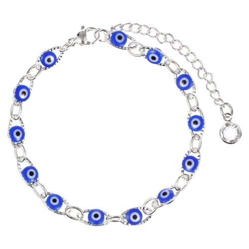 CALLARON 1pc Devil Eye Bracelet Blue Eye Bracelet Gold s for Women for Couples Fashion s for Women Evil Beaded s Wrist Bands Creative Copper