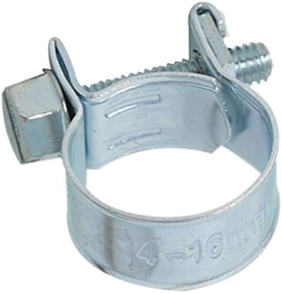 for Fuel Injection Hose Clamp/Auto Fuel Clamps Clip Pipe 10 Pack 3/8 Inch OEM Equivalent Replacement