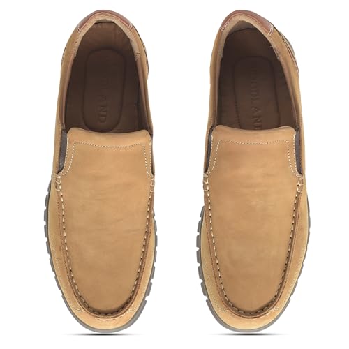 Image of Woodland Men's Leather Casual Shoes