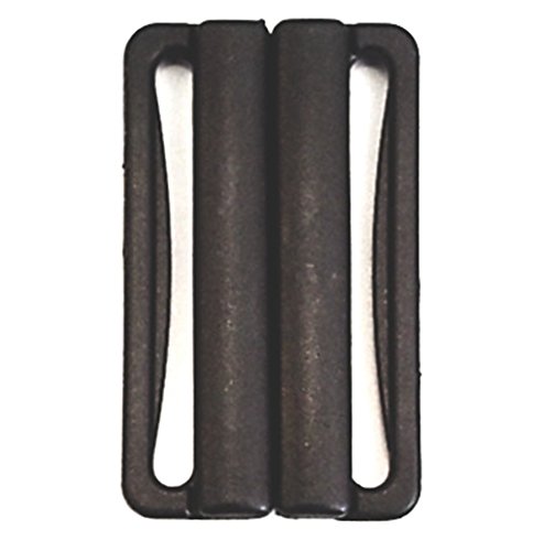 Preisvergleich Produktbild Bikiniverschluss schwarz 40mm Kunststoff für Stoffbreite 40 mm