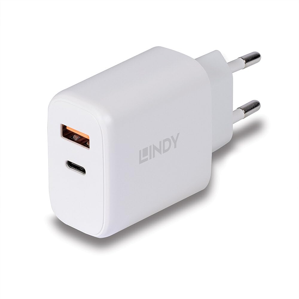 Cargador USB Tipo A y C 30W adaptador corriente compacto seguro 6