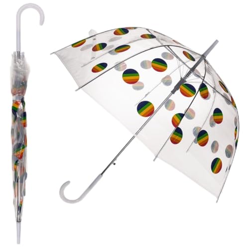 Parapluie dôme Pride pour rester au sec et stylé lors de vos balades urbaines