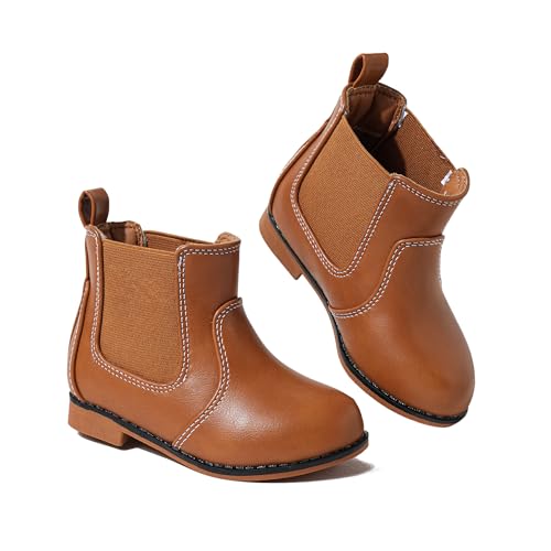 Girls Boots Fashion Ankle Boots for Girls Chelsea Booties for Toddler/Little Kids