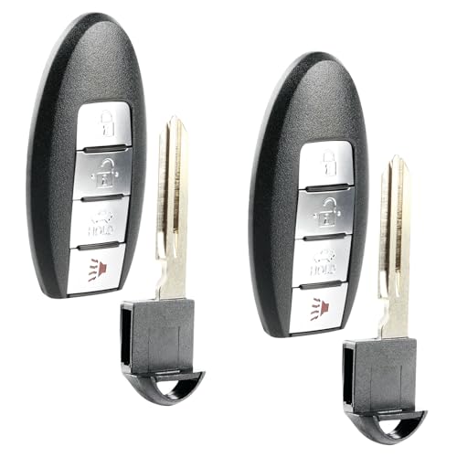 2X USARemote Keyless Entry Smart Remote Key Fob 4btn for I35 G35 350Z Altima Maxima Sentra Two