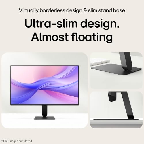 Image of LG 27U411A-BD 68.5 cm (27 Inch) FHD (1920x1080) IPS Monitor, 1ms(MBR), 120Hz, Anti-Glare, sRGB 99%(Typ.), HDR10, 3-Side Virtually Borderless, Reader Mode, Flicker Safe, VGA, HDMI, Slim Stand, Black