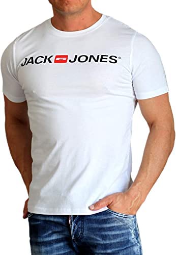 JACK & JONES Herren T Shirt 3er Pack Print Mix Rundhals O-Neck Regular