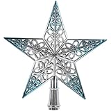 La forme d'étoile de Noël le rend idéal pour décorer le sommet du sapin de Noël pour éclairer une atmosphère festive et rendre votre maison plus .