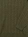 Amazon Essentials Men's Crewneck Cable Cotton Sweater, Olive Heather, Small