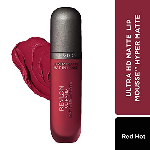 Image of Revlon Ultra HD Matte Lip Mousse, Red Hot, 5 ml