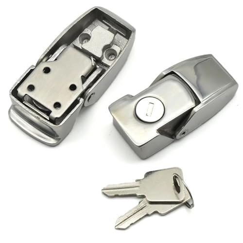 Pestillo de seguridad DK604 de acero inoxidable para gabinete con dos llaves 5