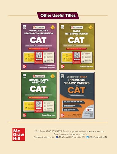 Image of Courseware on Logical Reasoning, 9e for CAT 2026 by Arun Sharma | Solved PYQs (2017-25) | 170+ Problem Solving Videos | 2500+ Practice Questions | 30 LR Mock Tests | MBA Entrance Exam Preparation