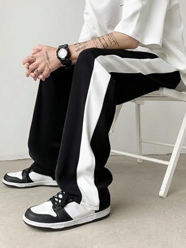 Image of dockstreet Men's /Unisex || Open Bottom || Stretchable || Drawstring Bottom Drawstring Pure Cotton Stretchable Baggy Jogger Pants