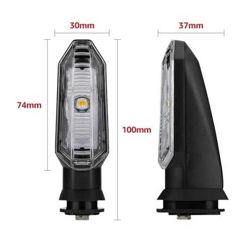 Clignotant LED moto 8mm design épuré compatible avec CBR 650F
