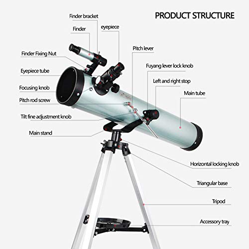 Telescopio Astronómico Refractor 700/125mm Zoom 350X HD miniatura 5
