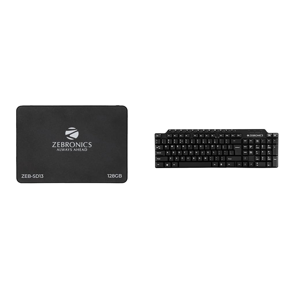 ZEBRONICS SD13 128GB SSD,Ultra Low Power Consumption, S.M.A.R.T. Thermal Management and Silent Opera (B0CKT8JXC6) Amazon Price History, Amazon Price Tracker