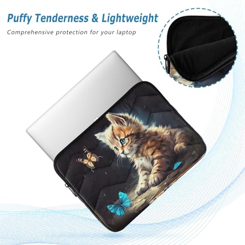 Funda Laptop Cute Cat Butterfly 13-14 Pulgadas Impermeable miniatura 5