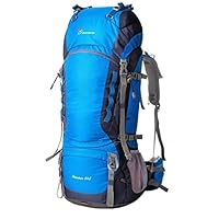 Nircho Wandelrugzak, 80 liter trekkingrugzak met grote capaciteit, waterdichte bergtas, lichtgewicht trekkingrugzak, scheurbestendige outdoor camping dagrugzak voor mannen vrouwen klimmen touring