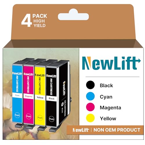 NewLift Kompatibel für 603XL Tintenpatronen für Expression Home Epson XP-4155 XP-3100 XP-2100 XP-4150 XP-4105 XP-4100 XP-3155 XP-3150 XP-3105 XP-2155 Workforce(4er-Pack)