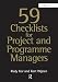 Produktbild 59 Checklists for Project and Programme Managers
