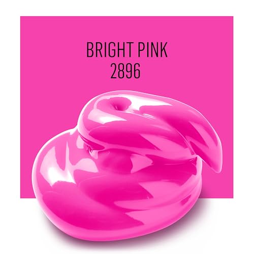 Image of FolkArt Multi-Surface Acrylic Paint in Assorted Colors (2 oz), 2896, Bright Pink