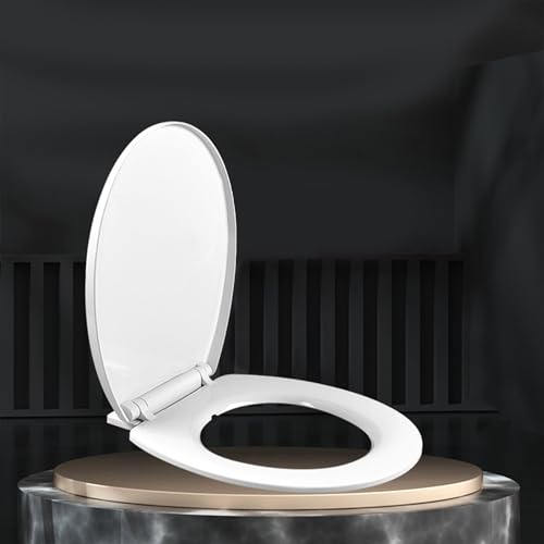Image of WASSMIST Toilet Seat Cover Set - Durable Toilet Seat Cover | Fits Most Standard EWC Commodes | Premium Finish
