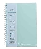 Carolina Pad College Ruled Executive Personal Notebook, Noted (Sage; 5 Inches x 7 Inches; 100 Sheets, 200 Pages)