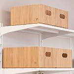 Bamboo Storage Box, 9”x12”x 6”, Durable Bin w/ Handles, Stackable - For Toys Bedding Clothes Baby Essentials Arts… - Image 7