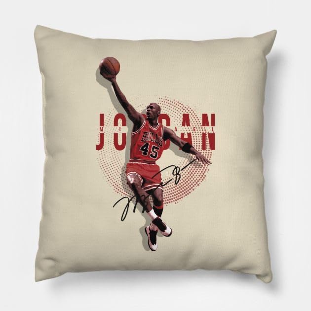 Micheal J Bossman 16 * 16 inches Pillow with Cushion Cover Uber Cool Merch for Basketball Lover