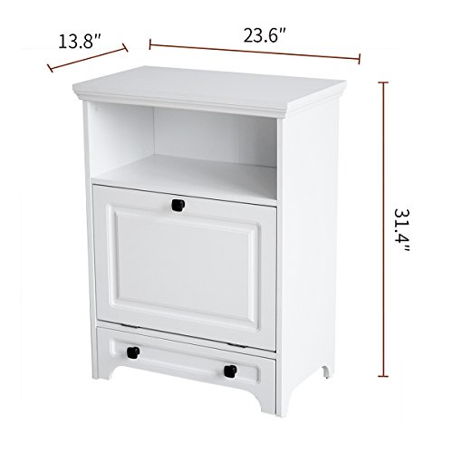 Roomfitters Modern Pet Feeding Station Furniture with 2 Elevated Dog Bowls, Pull Out Design, Pet Food Cabinet, Pet Toy… - Image 8