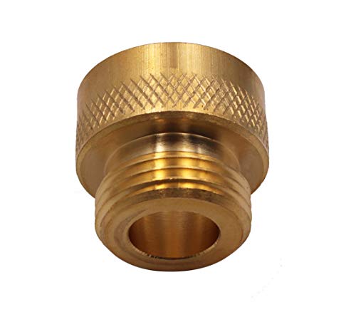 SM01.125 Vacuum Breaker Adapter Replacement for The Bottom Half of Arrowhead PK1390 and Outer Thread Diameter Measures 1.17" Valve,Includes Rubber Washer