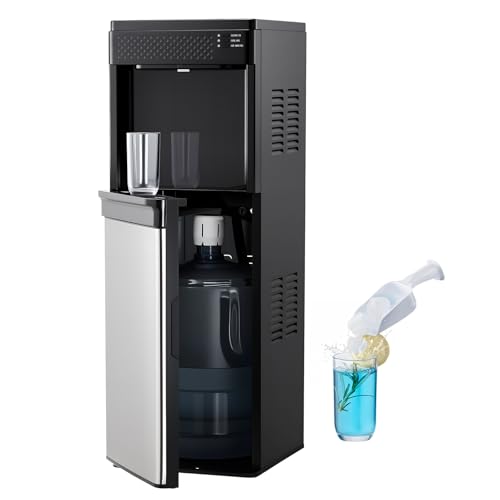 VEVOR Water Dispenser with Ice Maker, 3-in-1 Floor-Standing ...