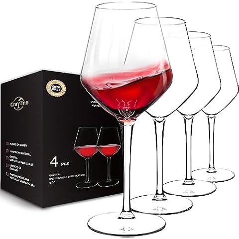 Unbreakable Plastic Wine Glasses Set Cover