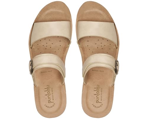 Image of puntoblu Cushion Comfort Designer Platform Heels for Women | Comfortable Padded Footbed | Anti-Skid & Durable Wedge Heel Slippers for Girls | Ideal for Casual, Party & Ethnic Wear