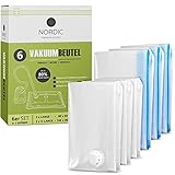 ✅ GEWINNE VIEL PLATZ: das Set umfasst 6 Vakuumbeutel in 80x60cm u. 80x100cm - ideal zum Verstauen für Bettdecken, Kissen, Mäntel und vielem mehr. NORDIC Vacuum Bags gibt es in vielen weiteren Größen.