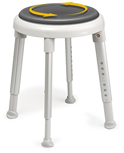 Etac Duschhocker einfach mit Drehgelenk Pad