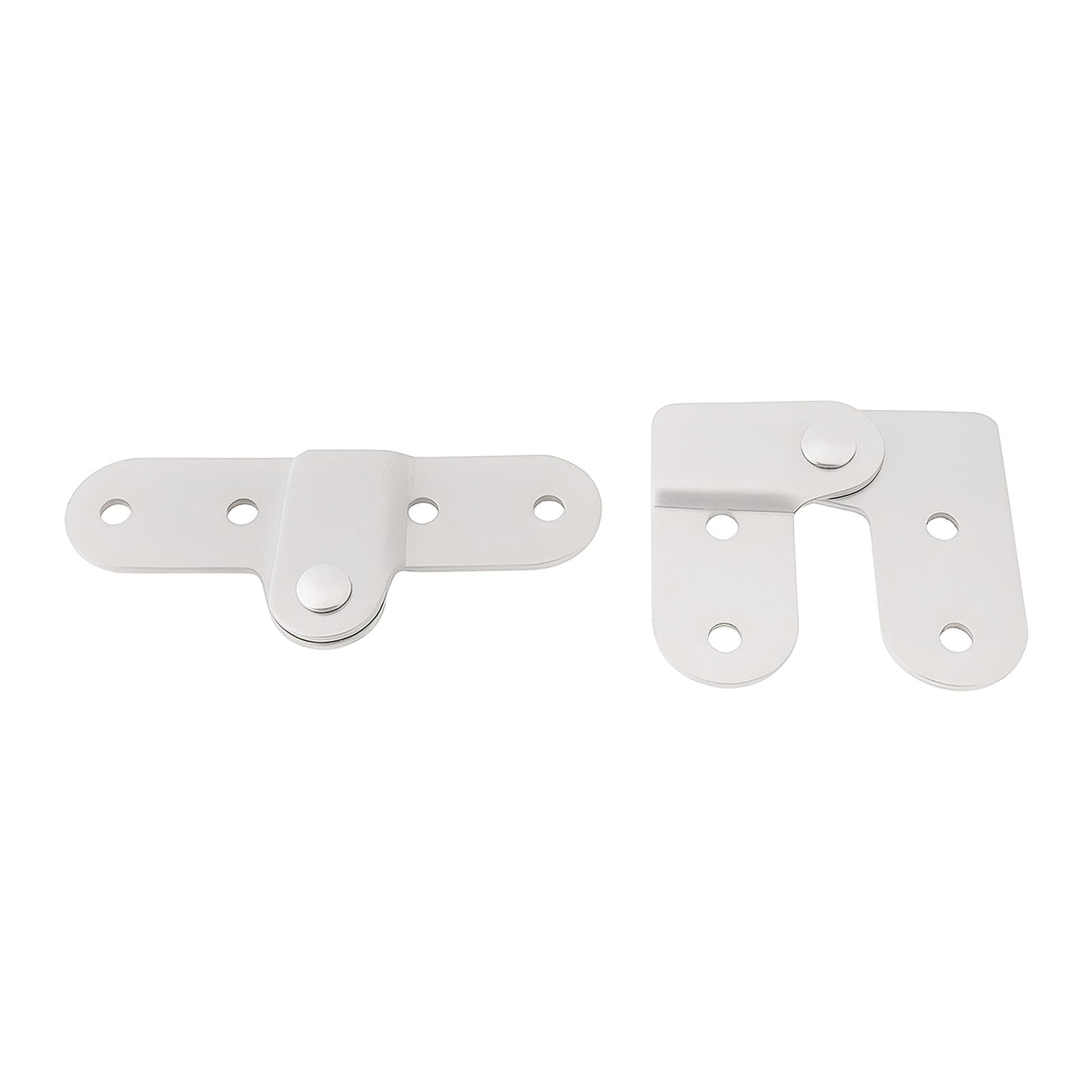 OTOTEC 2pcs 180° Heavy Duty Folding Hinges 75x33mm Suitable for Ladder Folding Table Furniture